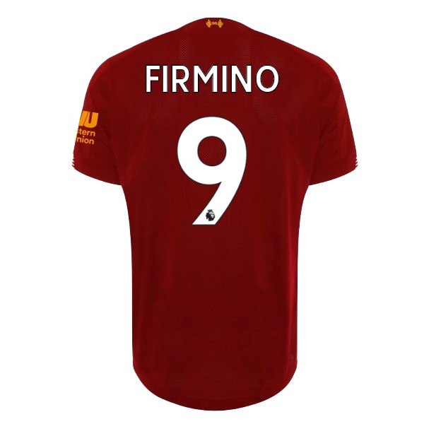 Camiseta Liverpool NO.9 Firmino 1ª Kit 2019 2020 Rojo